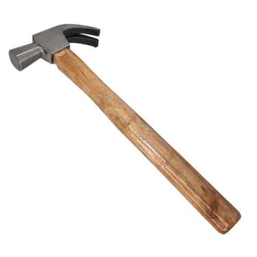 Imagem de Martelo Unha Polido Carpinteiro 27 Mm C/ Cabo De Madeira - EDA