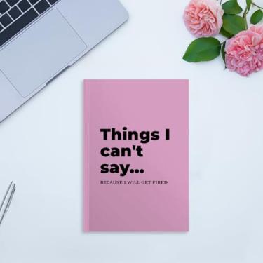 Imagem de Caderno de trabalho, anotações, anotações, acessórios de escritório engraçados, presentes para colega de trabalho, chefe, irmã, aniversário, amizade, roxo escuro, notas de capa 14 x 21 cm, 40 folhas