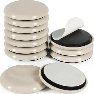 Imagem de Almofadas antiderrapantes para móveis, pacote com 10, pés de borracha adesivos, pés para móveis - Ideal antiderrapante