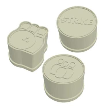 Imagem de KIT Ejetor Modelador Para Doces BOLICHE Brigadeiros Docinhos Massa Bis