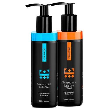 Imagem de Kit Shampoo Para Barba Goot + Shampoo Goot Wood Embaixador 200Ml