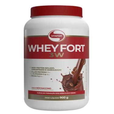 Imagem de Whey Fort 3W Mochaccino Vitafor 900g