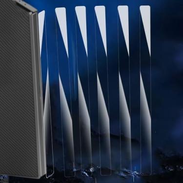 Imagem de 5 peças de película de hidrogel protetor de dobradiça para Samsung Galaxy Z Fold 6 adesivo de borda anti-arranhões HD películas protetoras transparentes, 15,1 x 2,8 x 0,1 cm