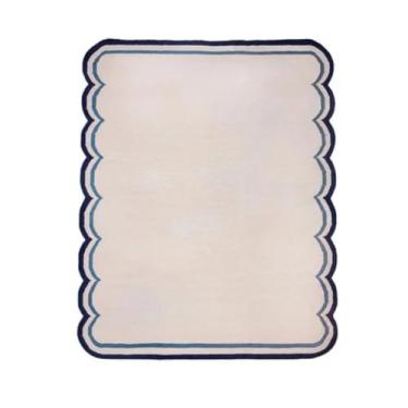 Imagem de Tapete decorativo minimalista irregular para sala de estar, tapete criativo para quarto, área grande, tapete para engatinhar de bebê, vestiário de pelúcia (80x120cm/G)