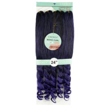 Imagem de Jumbo Trança Com Cachos Boho French Curl Cherey 520g Pacotão - bbless,