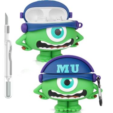 Imagem de Capa para fones de ouvido Beats Studio Buds/Buds Plus | Capa protetora de carregamento de silicone | com kit de limpeza e mosquetão | Design de pele de vários estilos | Capa para meninos meninas