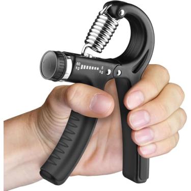 Imagem de Hand Grip Com Mola Ajustável 5kg A 60kg Fisioterapia Fortalecimento Antebraço Mãos Punho Exercício Força