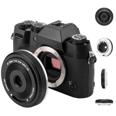Imagem de VILTROX Lente panqueca ultrafina 28 mm F4.5 X-Mount foco automático 28 mm f/4.5 XF Chips-Size APS-C lente grande angular para Fuji