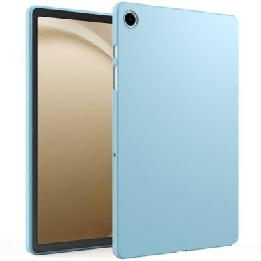 Imagem de GUNPRIO Capa azul claro para Samsung Galaxy Tab A9+/A9 Plus 27.9 cm 2024 modelo (SM-X210/X216/X218), ultrafina, macia, capa traseira de TPU flexível