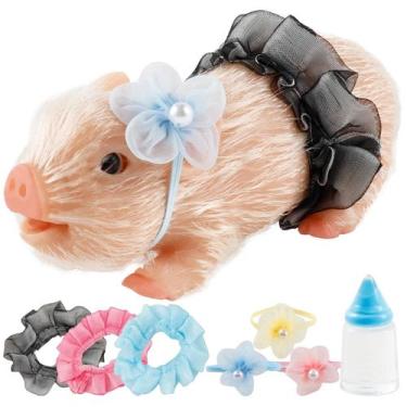 Imagem de Brinquedo de silicone para porcos, boneca realista com mamadeira - Mar