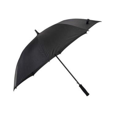 Imagem de Guarda Chuva Reforçado Automático Preto Portaria Cabo Reto - ELITE, Pr