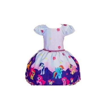 Imagem de Vestido Temático Infantil My Little Poney - Nalu kids, 6, Rosa