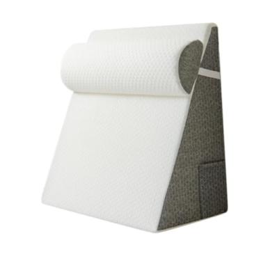 Imagem de FytStycale Travesseiro de Cunha de Cama, Travesseiro Triangular Lavável, Almofada de Encosto para Dormir, Sofá, Sentar, Relaxar, Assistir