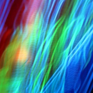 Imagem de Quadro Decorativo Abstrato Colorido Estampa Moderno para Parede 40x40cm