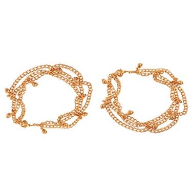 Imagem de Touchstone Indian Bollywood Par tradicional de piercings em tom dourado para mulheres