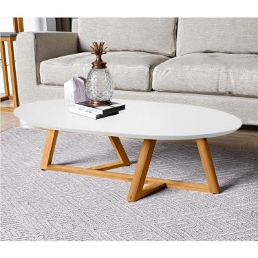 Imagem de Mesa De Centro Jasper Branco Amêndoa