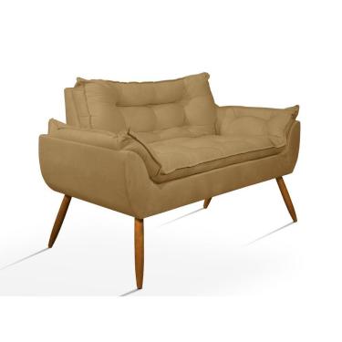 Imagem de Poltrona Luxo Namoradeira Sala Quarto - Capuccino