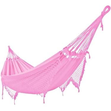 Imagem de REDE DE DESCANSO CASAL GRANDE (Rosa claro)