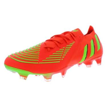 Imagem de adidas Tênis masculino Predator Edge.1 Firm Ground, Vermelho solar/verde solar/preto central, 39