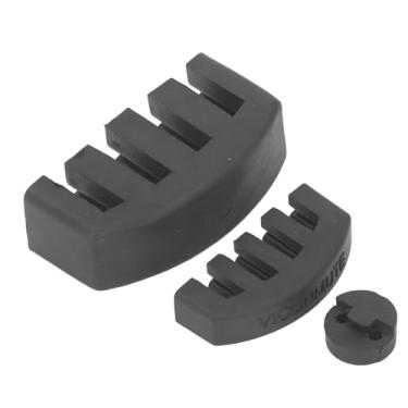 Imagem de Generic Conjunto Redondo de Mudo de Garra, Borracha 3pcs Violino Violoncelo Mudo Durável Flexível Leve para Praticar