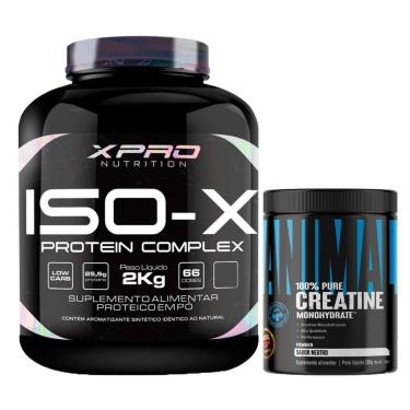 Imagem de Kit Iso-XProtein Complex 2k + Animal Creatine 200g Universal-Unissex