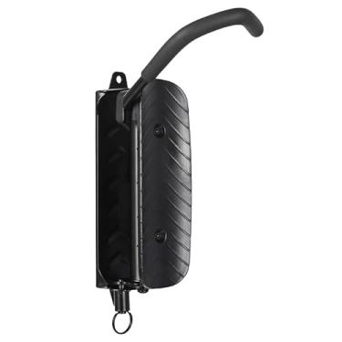 Imagem de Acdet Suporte de bicicleta para garagem, suporte de parede para armazenamento de bicicleta, preto, giratório, gancho de bicicleta de garagem interno com ângulo rotativo, economia de espaço - 1 pacote