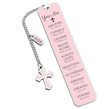 Imagem de Presentes de batismo religioso para meninas, mulheres, homens, presentes de confirmação cristã para meninas, meninos, mulheres, fé, aniversário, primeira comunhão, presente de Páscoa para meninas