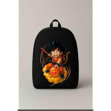 Imagem de Mochila Escolar Estampada Goku Bolsa Ideal Para Passeios e Viagens Bol