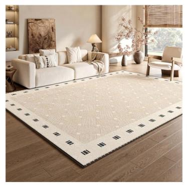 Imagem de SPXMQSS Tapetes de área para sala de estar, lavável, antiderrapante, antiderrapante, tapete de piso interno resistente a manchas para quarto, sala de jantar, escritório em casa, G 140 x 200 cm