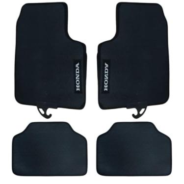 Imagem de Jogo Tapete Universal Borracha Automotivo 4 Peças (Jogo Tapete Borracha Civic,City, Fit)