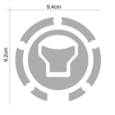 Imagem de Adesivo Bocal Cb Twister Cg Titan / Fan / Start 160 +2018 Asa Vermelho Cor Vermelho