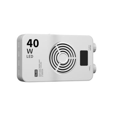 Imagem de Diydeg Luz de Vídeo RGB, Painel de Luz de Câmera LED Portátil de 40W 3000mAh, Iluminação Fotográfica LED CRI≥95 3000-7000K para Vlogging, Videoconferência