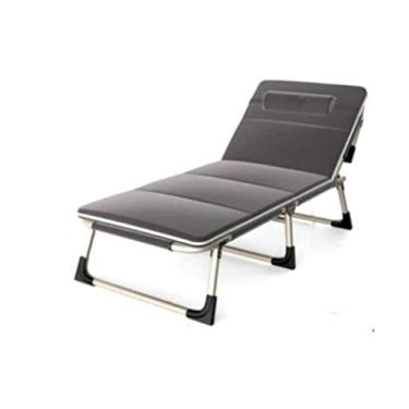 Imagem de YYBOES Espreguiçadeiras, espreguiçadeiras, espreguiçadeiras, respiráveis, dobráveis, espreguiçadeiras, varandas, praia, espreguiçadeiras, reclináveis, cadeiras, móveis de jardim