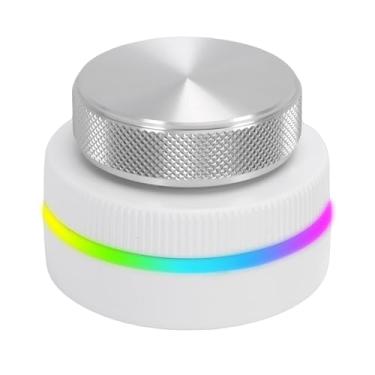 Imagem de Luocute Controlador de Botão Personalizado, Botão de Controle de Volume USB C 2.4G BT Com Luz RGB, Alto-falantes de Computador Controlador Multimídia para Telefone Tablet Laptop PC,