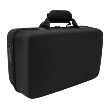 Imagem de aqxreight Estojo Rígido para Console de Jogos, Bolsa de Transporte Portátil para Viagem, Contém Controlador de Console, Base Vertical, Cabos de Fone de Ouvido, Acessórios, Elástico Cinza é Uma Alça Adequada para Jogo (#12)
