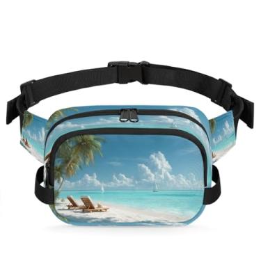 Imagem de Pochete colorida de arte de caminhão para mulheres e homens com alça ajustável, bolsa transversal, bolsa de peito, bolsa de bumbum, Cor 24