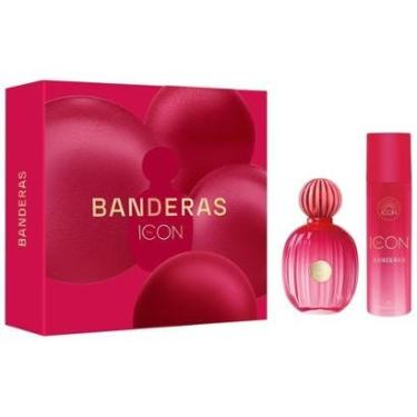 Imagem de Kit Perfume Feminino Banderas The Icon 1 Eau de Parfum 100ml + 1 Desodorante spray 150ml-Feminino