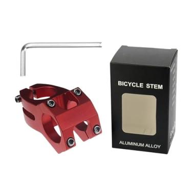 Imagem de Mesa de Bicicleta MTB/Estrada CNC Bridge Short Power Downhill 31.8mm para Escalada e Acessórios(Red)