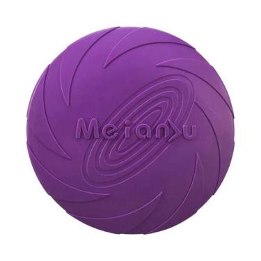 Imagem de Brinquedos De Silicone Multicoloridos Para Cães Disco Voador Resistent