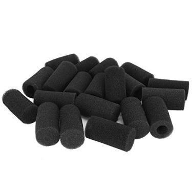 Imagem de 20 peças de esponja de filtro de aquário, capa protetora de entrada de água de alta densidade para peixes, com fácil instalação e design lavável para evitar impurezas e proteger peixes pequenos (médio