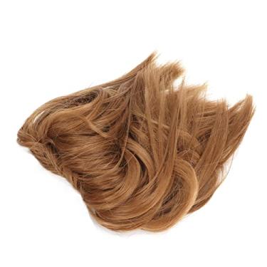 Imagem de Cryfokt Coque de Cabelo Bagunçado e Despenteado e Elegante e Fofo Com Rabo de Cavalo para Mulheres e Meninas, Coque de Cabelo de Tamanho Ajustável para Cabelos Finos ou Grossos, para Festas, Bailes de Casamento (Q17-27#)