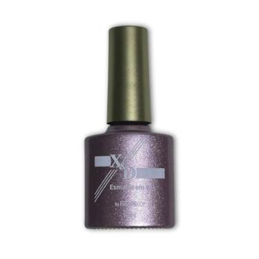 Imagem de Esmalte em Gel Rosa Glitter Profissional 10ml Alta Fixação Secagem LED UV Brilho Intenso