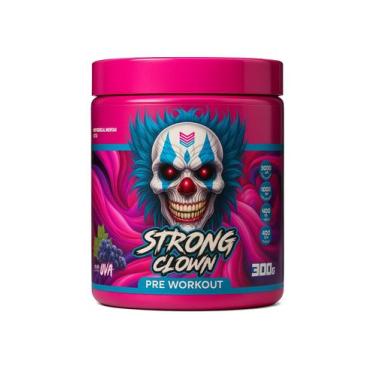 Imagem de Pre treino strong clown - stay strong, Uva, 300, Rosa