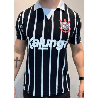 Imagem de Camisa Corinthians Retrô Kalunga Campeão 1990 Polo Masculina-Masculino
