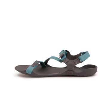 Imagem de Xero Shoes Sandália feminina Z-Trek, caminhada descalça, azul porcelana, 34, Porcelana azul, 34