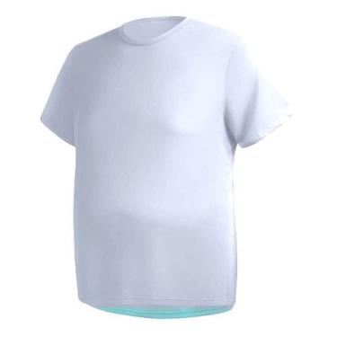 Imagem de Camisa Masculina Manga Curta Plus Size Malha Fria - Helanquinha, Branc