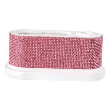 Imagem de Kokiya Organizador para Máquina de Polimento de Unhas com 8 Furos, Suporte para Brocas de Unha, Estojo de Armazenamento de Mesa para Ferramentas de Manicure, Rosa