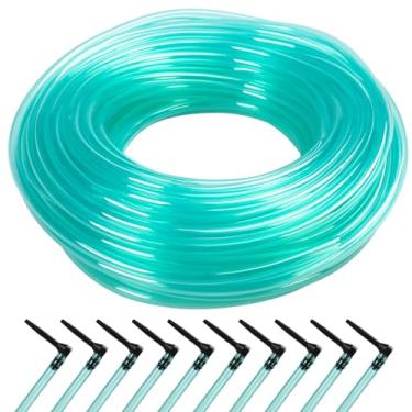 Imagem de Tubo de rosca de árvore de xarope de bordo de 120 m, tubo de vácuo de seiva de bordo, kit de batida de xarope de bordo com 10 peças de torneiras de árvore de bordo derramamentos de seiva de bordo para