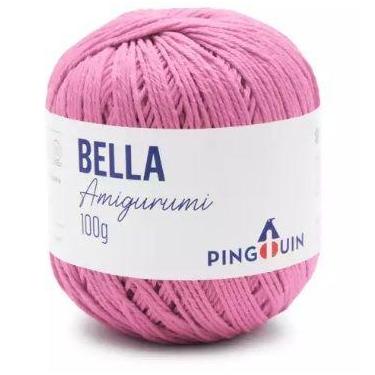 Imagem de Fio bella amigurumi cor 0388 rosália 203 metros 100 gramas pingouin