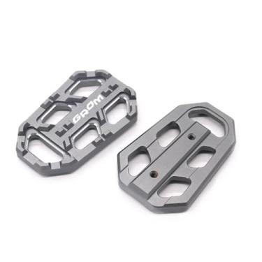 Imagem de Anti-derrapante Pedal dianteiro amplia extensão, extensor de almofada para grom125 msx125 msx125f msx grom 125 125sf(Gray A)